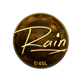 Sticker | rain (Gold) | Katowice 2019