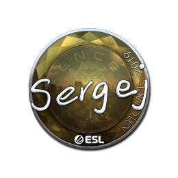 Sticker | sergej (Foil) | Katowice 2019