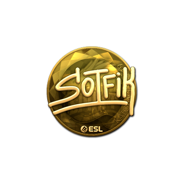 Sticker | S0tF1k (Gold) | Katowice 2019