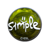 Sticker | s1mple (Foil) | Katowice 2019