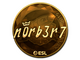 Sticker | n0rb3r7 (Gold) | Katowice 2019