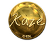 Sticker | Kaze (Gold) | Katowice 2019