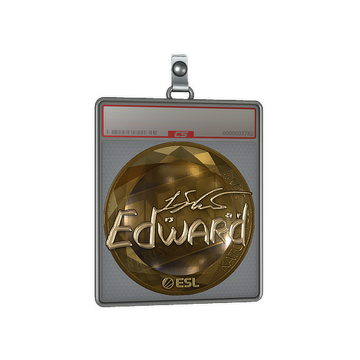 Sticker Slab | Edward (Gold) | Katowice 2019