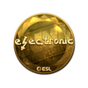 Sticker | electronic (Gold) | Katowice 2019