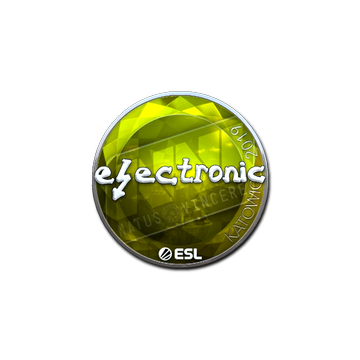 Sticker | electronic (Foil) | Katowice 2019