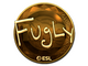 Sticker | FugLy (Gold) | Katowice 2019
