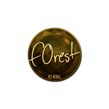 Sticker | f0rest (Gold) | Katowice 2019