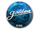 Sticker | Golden (Foil) | Katowice 2019