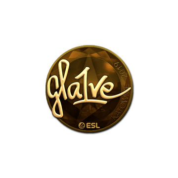 Sticker | gla1ve (Gold) | Katowice 2019