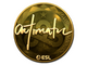 Sticker | autimatic (Gold) | Katowice 2019