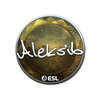Sticker | Aleksib (Foil) | Katowice 2019