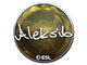 Sticker | Aleksib (Foil) | Katowice 2019