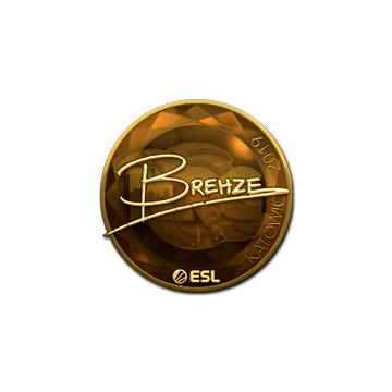 Sticker | Brehze (Gold) | Katowice 2019