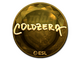 Sticker | coldzera (Gold) | Katowice 2019