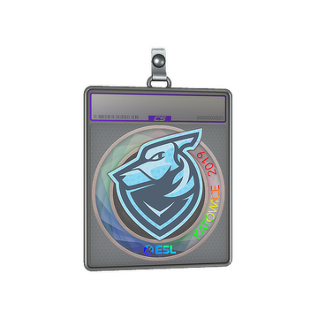 Sticker Slab | Grayhound Gaming (Holo) | Katowice 2019