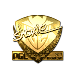 Sticker | shox (Gold) | Krakow 2017