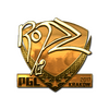 Sticker | ropz (Gold) | Krakow 2017