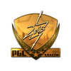Sticker | Zeus (Gold) | Krakow 2017