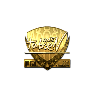 Sticker | tabseN (Gold) | Krakow 2017