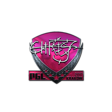 Sticker | chrisJ (Foil) | Krakow 2017