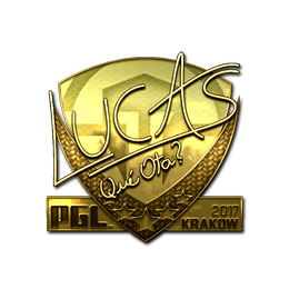 Sticker | LUCAS1 (Gold) | Krakow 2017