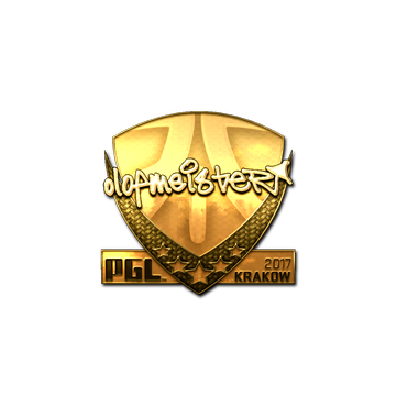 Sticker | olofmeister (Gold) | Krakow 2017