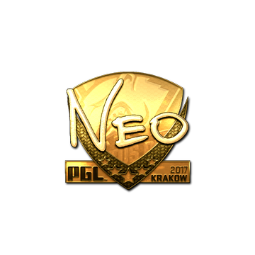 Sticker | NEO (Gold) | Krakow 2017