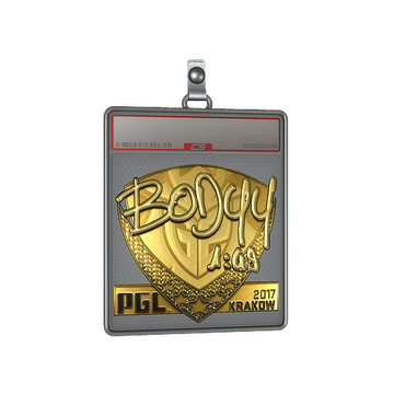 Sticker Slab | bodyy (Gold) | Krakow 2017