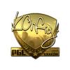 Sticker | k0nfig (Gold) | Krakow 2017