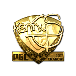 Sticker | kennyS (Gold) | Krakow 2017