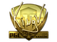 Sticker | kNgV- (Gold) | Krakow 2017