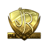 Sticker | jR (Gold) | Krakow 2017
