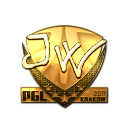 Sticker | JW (Gold) | Krakow 2017
