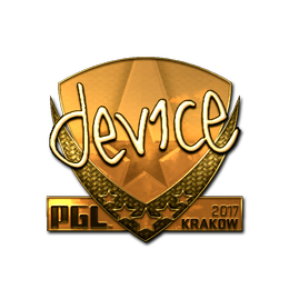 Sticker | device (Gold) | Krakow 2017