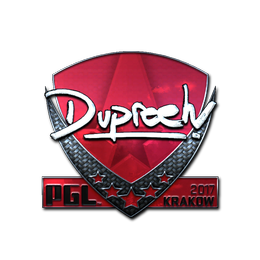 Sticker | dupreeh (Foil) | Krakow 2017