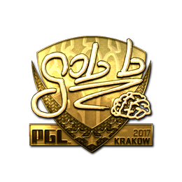 Sticker | gob b (Gold) | Krakow 2017