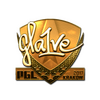 Sticker | gla1ve (Gold) | Krakow 2017