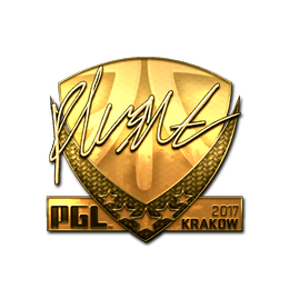 Sticker | flusha (Gold) | Krakow 2017