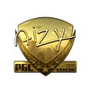 Sticker | aizy (Gold) | Krakow 2017