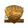 Sticker | allu (Gold) | Krakow 2017