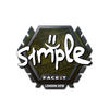 Sticker | s1mple | London 2018