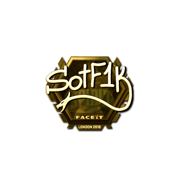 Sticker | S0tF1k (Gold) | London 2018