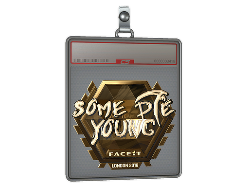 Sticker Slab | sdy (Gold) | London 2018
