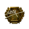 Sticker | shox (Gold) | London 2018