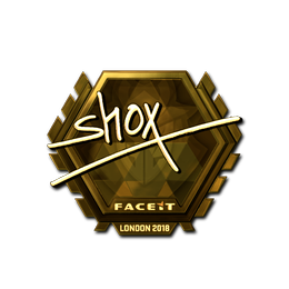 Sticker | shox (Gold) | London 2018