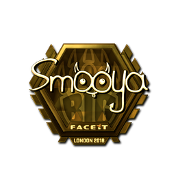 Sticker | smooya (Gold) | London 2018