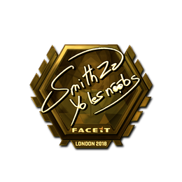Sticker | SmithZz (Gold) | London 2018