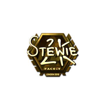 Sticker | Stewie2K (Gold) | London 2018