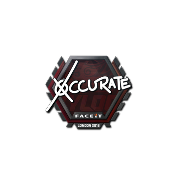 Sticker | xccurate | London 2018