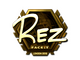 Sticker | REZ (Gold) | London 2018